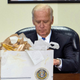 Illustration for article titled Biden Receives First Box Of Wadded-Up Napkins And Receipts Comprising Trump Intelligence Briefing